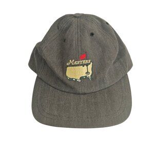 Vintage The Masters Golf Hat Cap Strapback Green American Needle Made in USA